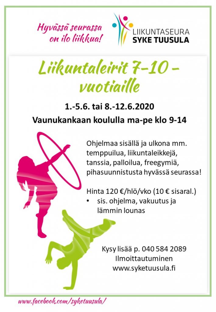 Liikuntaleiri 2020