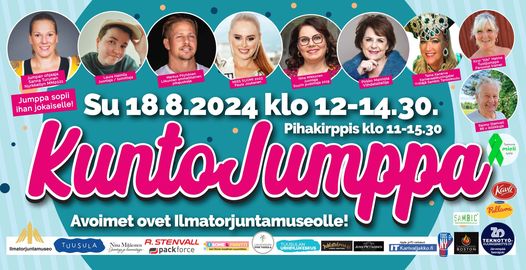 KuntoJumppa su 18.8. klo 12-14.30