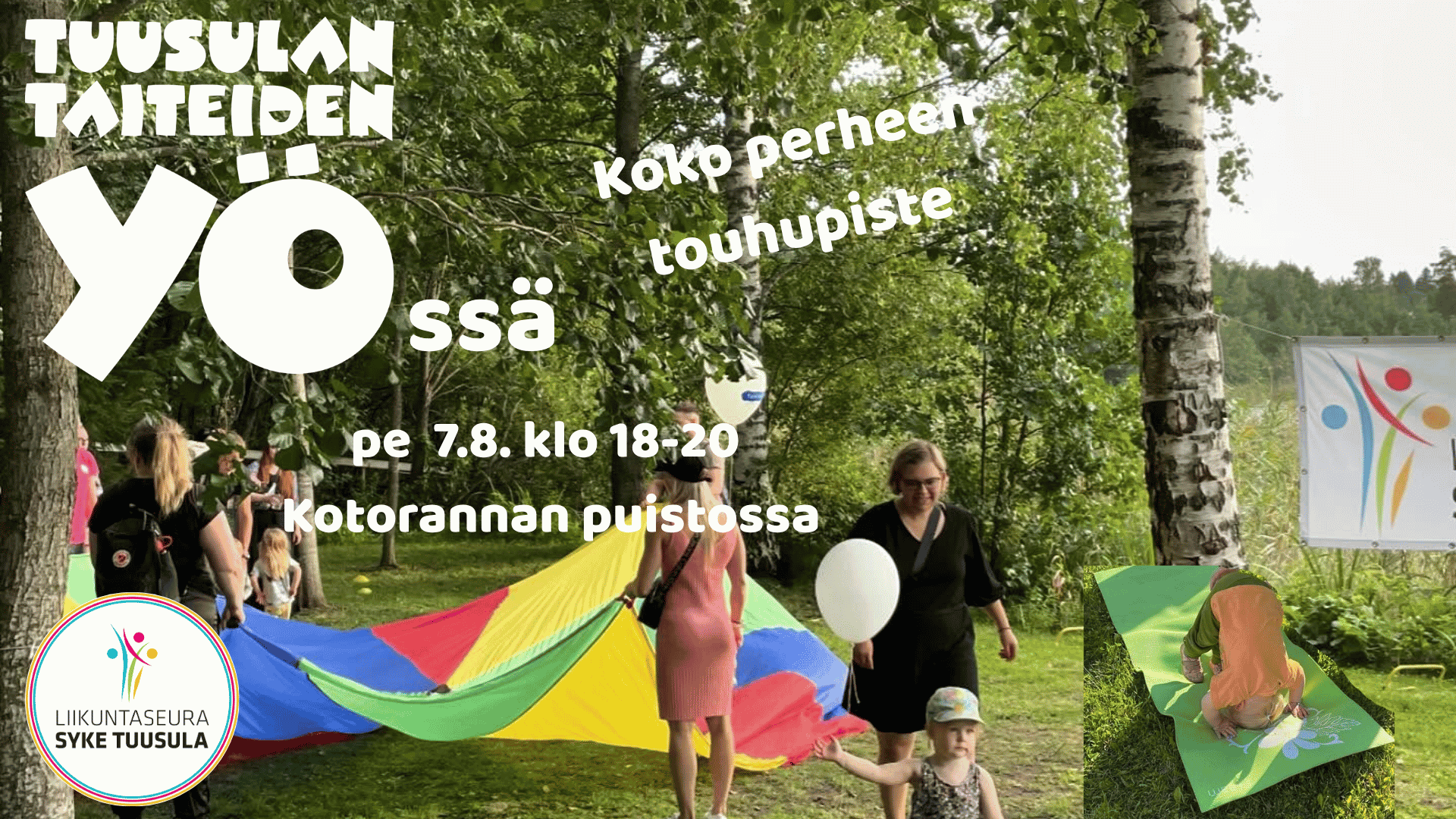 Syke mukana Tuusulan Taiteiden Yössä 7.8.