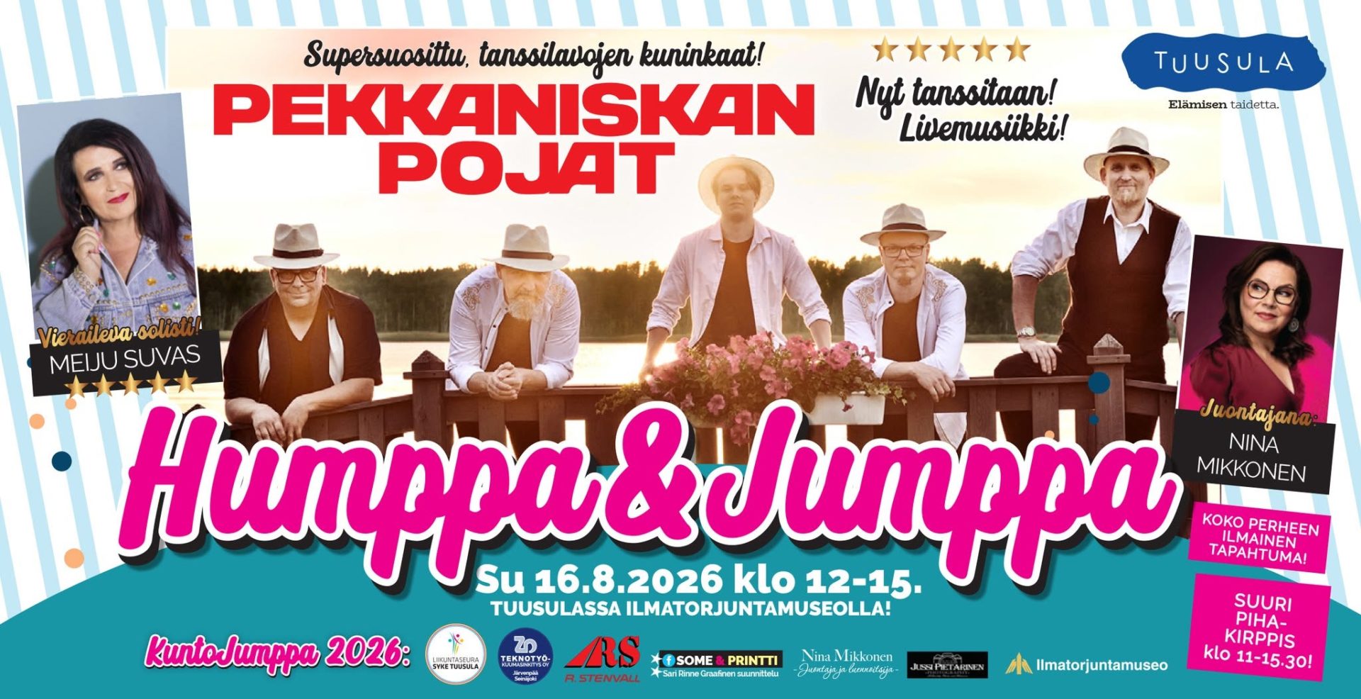 Humppa ja jumppa -tapahtuma su 16.8. Ilmatorjuntamuseolla
